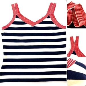 Talbots striped tank top